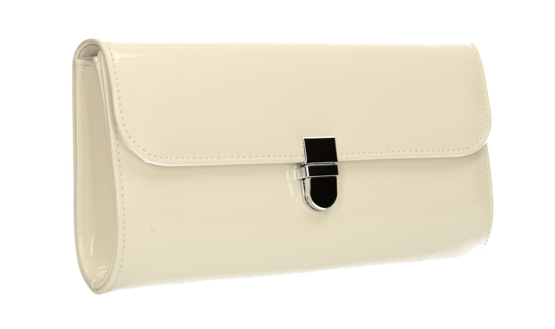 SWANKYSWANS Roxy Clutch Bag White Cute Cheap Clutch Bag For Weddings School and Work
