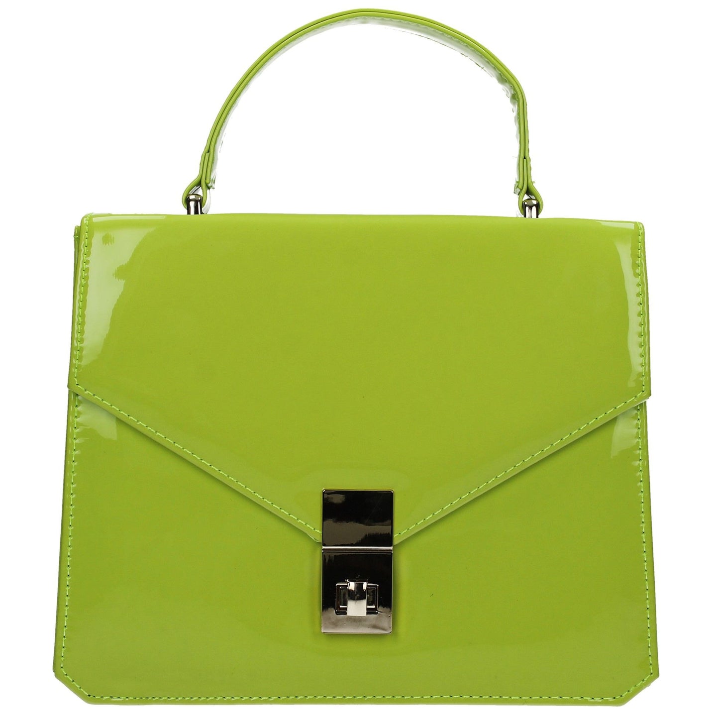 SWANKYSWANS Samantha Clutch Bag Lime Cute Cheap Clutch Bag For Weddings School and Work