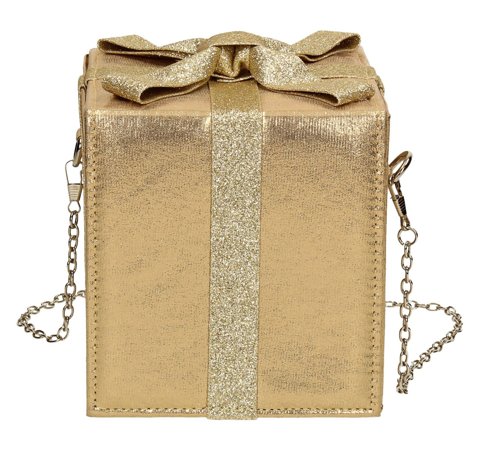 SWANKYSWANS Sara Clutch Bag Gold Cute Cheap Clutch Bag For Weddings School and Work