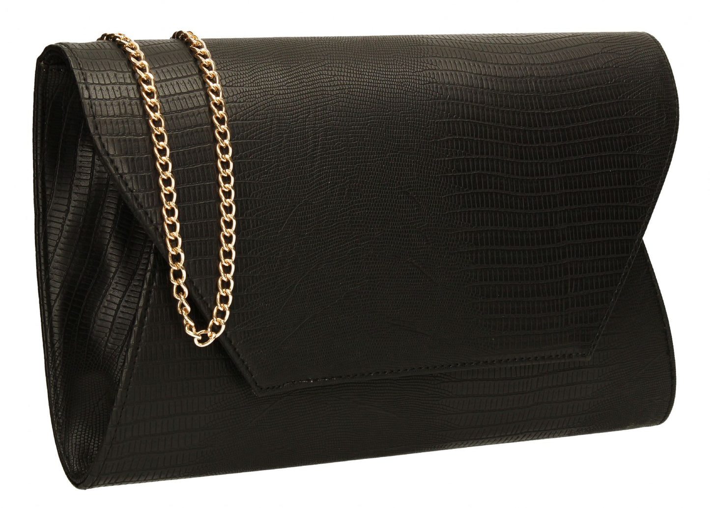 SWANKYSWANS Tania Clutch Bag Black Cute Cheap Clutch Bag For Weddings School and Work